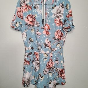 NWT NanaMacs Floral Romper!